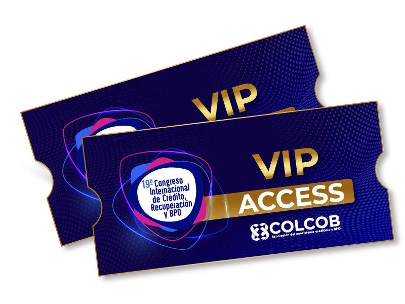 TICKET-VIP 19° Congreso Internacional de Crédito, Recuperación y BPO #Retos2023 | Registro VIP